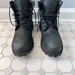 Timberland premium 6 inch black boots